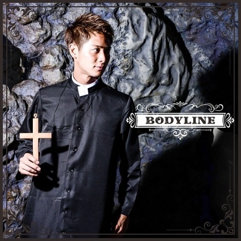 大きな十字架つき神父さまコスチューム