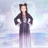 【キッズ】フードつき魔女ローブ風ワンピース