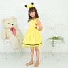 カチューシャつきピカチュウイメージイエローワンピース