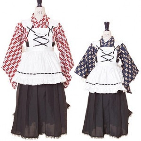 矢絣メイドドレス (女の子用) 子供服