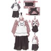矢絣メイドドレス (女の子用) 子供服