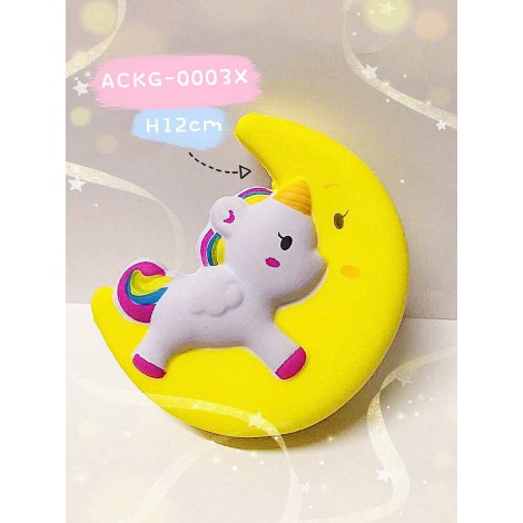 ユニコーンとお月さま(イエロー) スクイーズ