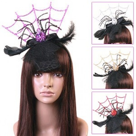 蜘蛛の巣カチューシャ