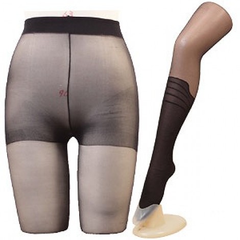 変わり柄ハイソックス風ストッキング