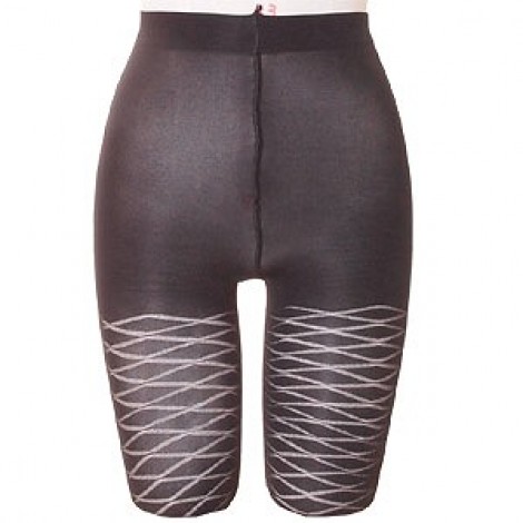 ダイヤメッシュ地柄ストッキングレギンスタイプ