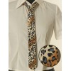 豹柄ネクタイ