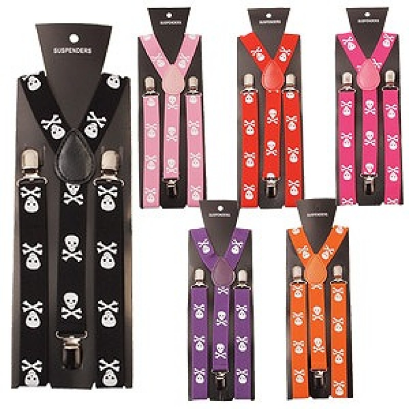 ドクロ柄サス�...