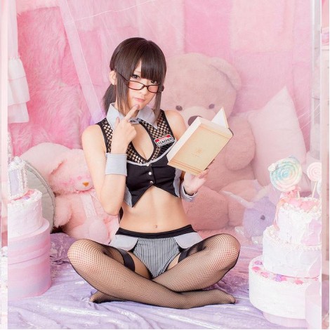 【lick×lick】セクシーメッシュティーチャー3点セット