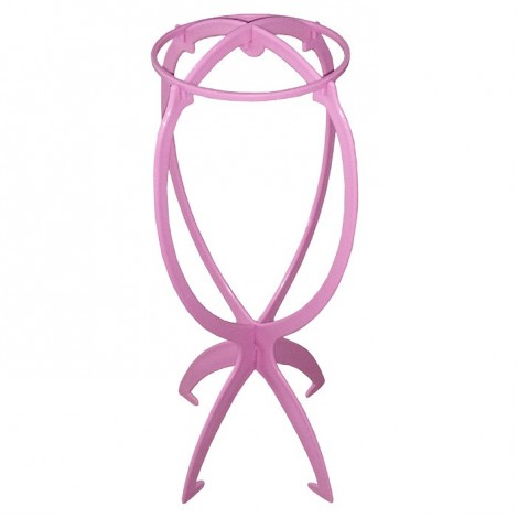 ウィッグスタンド　ピンク