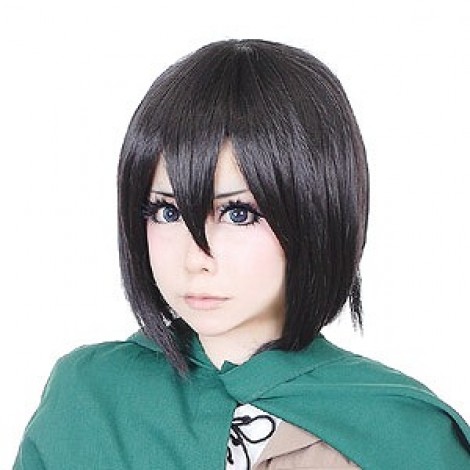 進撃の巨人 ミカサ・アッカーマン風ウィッグ