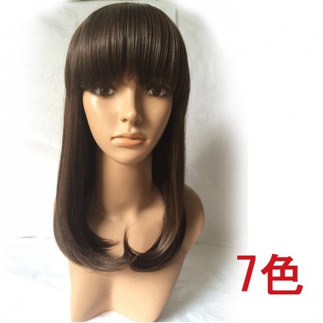 【前髪カット済】シンプルワンカールロングウィッグ