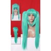 初音ミク風フルウィッグ+バンス2個セット