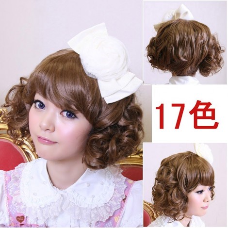 くるくるカールショートウィッグ