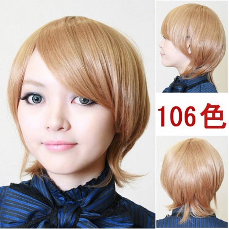 襟足長めショートウィッグ