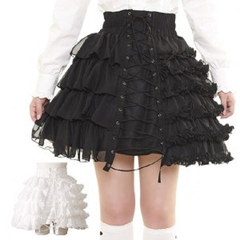 アシンメトリーフリルスカート