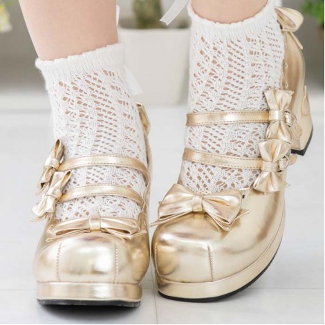 ハートヒールパンプス