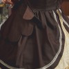 姫袖とたっぷりフリルのバイカラードレス