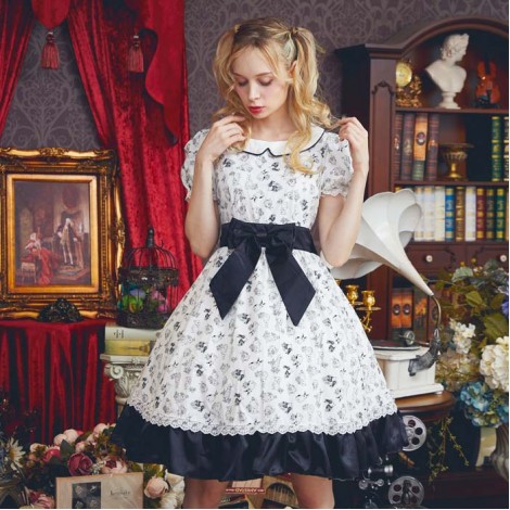 うさちゃんいっぱいワンピース