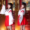 ミニ丈巫女さん衣装2点セット
