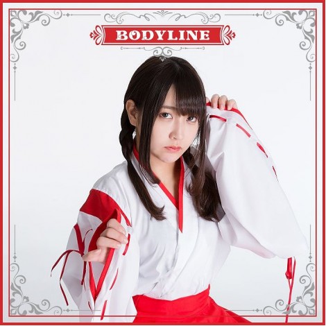 ショート丈巫女コスチューム2点セット