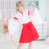 ミニ丈巫女さん衣装2点セット
