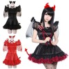 ツノ・羽・しっぽ・槍つき小悪魔ワンピース
