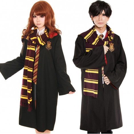 ホグワーツ風ローブ・ネクタイ・マフラーセット