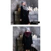 ベロア素材のフード付き魔女ドレス