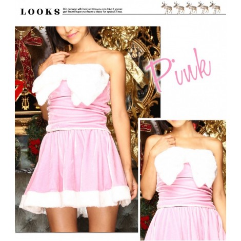 6049ビッグリボンセットアップサンタ