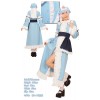 東方シリーズ西行寺幽々子風コスチューム3点セット