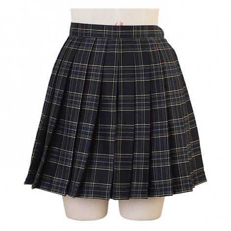 ポイントカラーチェックスカート