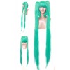 初音ミク風フルウィッグ+120㎝バンス2個セット