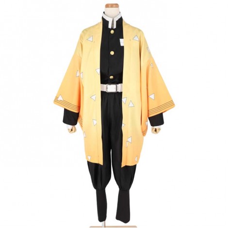 鬼滅の刃　風我妻善逸風コスチュームセット