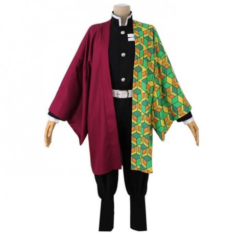 鬼滅の刃　富岡義勇風コスチュームセット