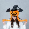 ハロウィン悪魔かぼちゃのピコ耳帽子