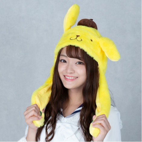 【サンリオ公式】ポムポムプリンぴこぴこ帽子