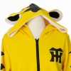 【阪神タイガース公式】とらみみフードつきパーカー　イエロー